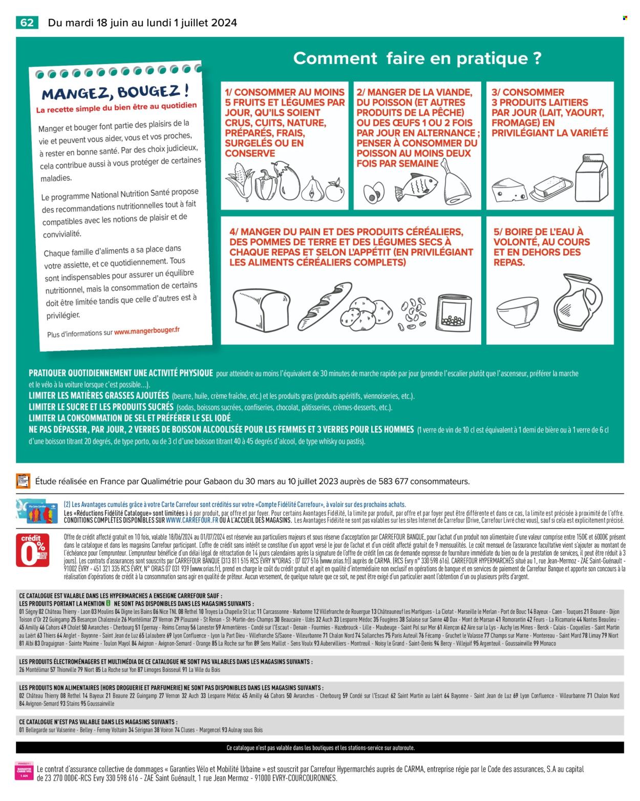 Catalogue Carrefour Hypermarchés - 18/06/2024 - 01/07/2024. Page 64