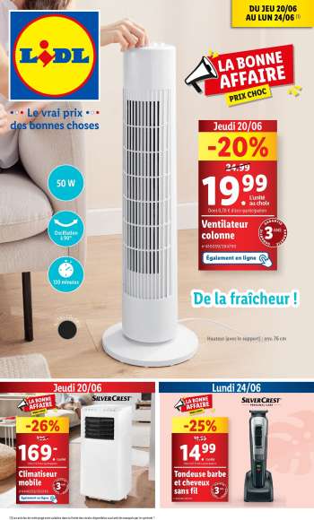 Catalogue Lidl - 20/06/2024 - 24/06/2024.