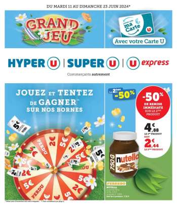 Catalogue Magasins U - 11/06/2024 - 23/06/2024.