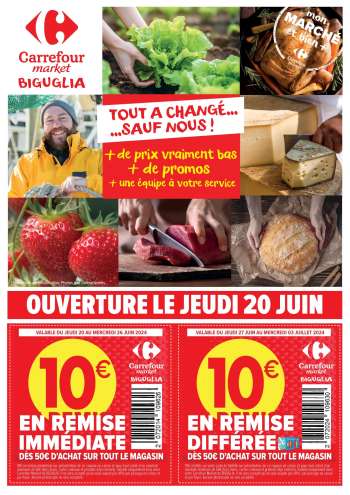 Catalogue Carrefour Market - 20/06/2024 - 30/06/2024.