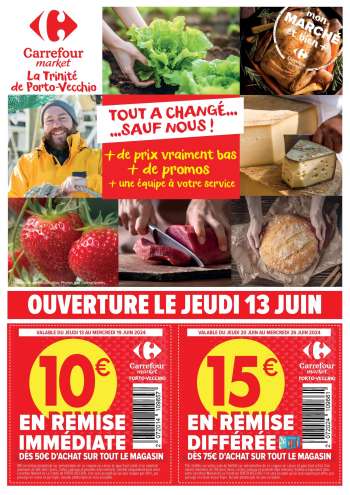 Catalogue Carrefour Market - 13/06/2024 - 23/06/2024.