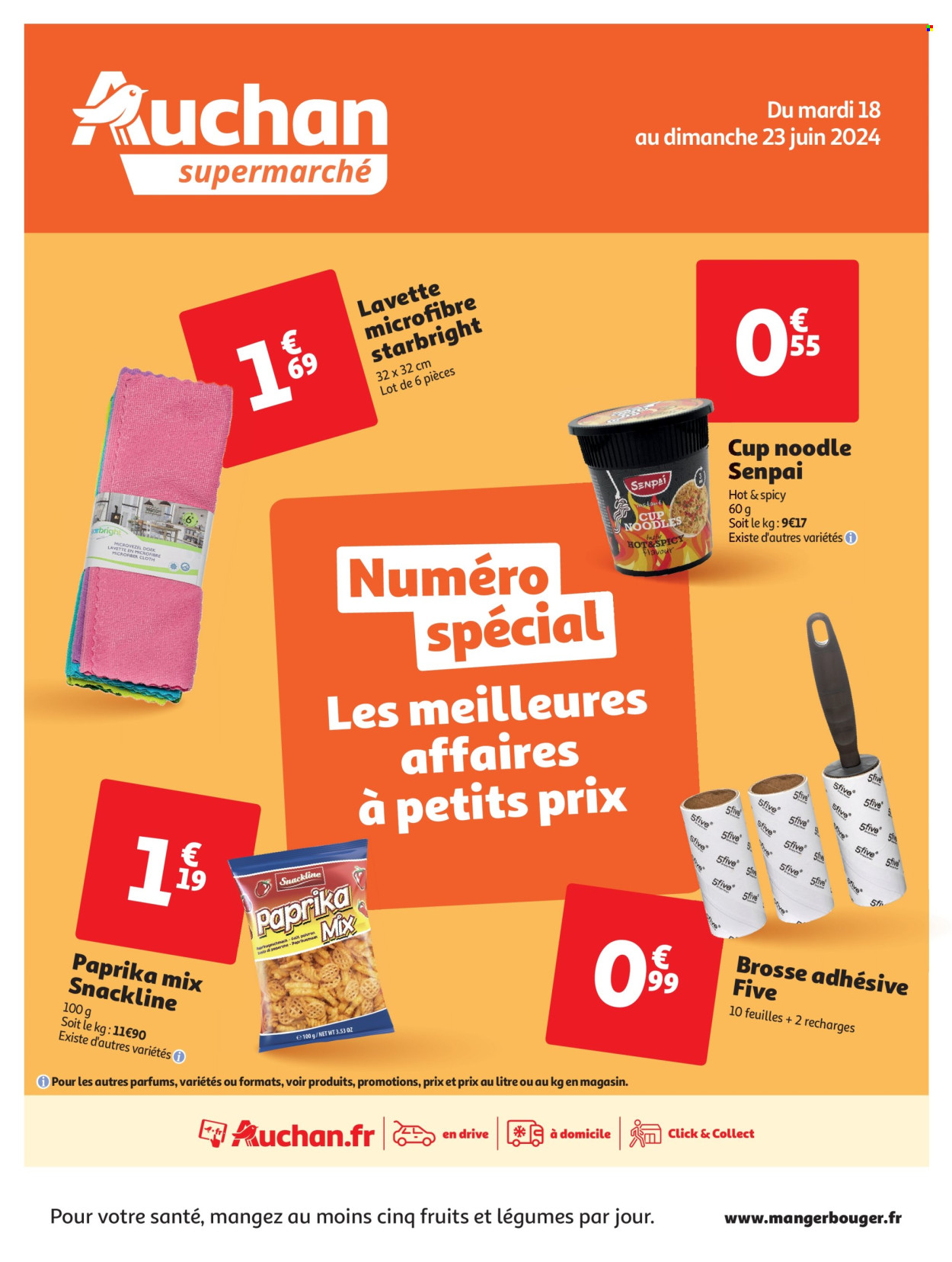 Catalogue Auchan - 18/06/2024 - 23/06/2024. Page 1