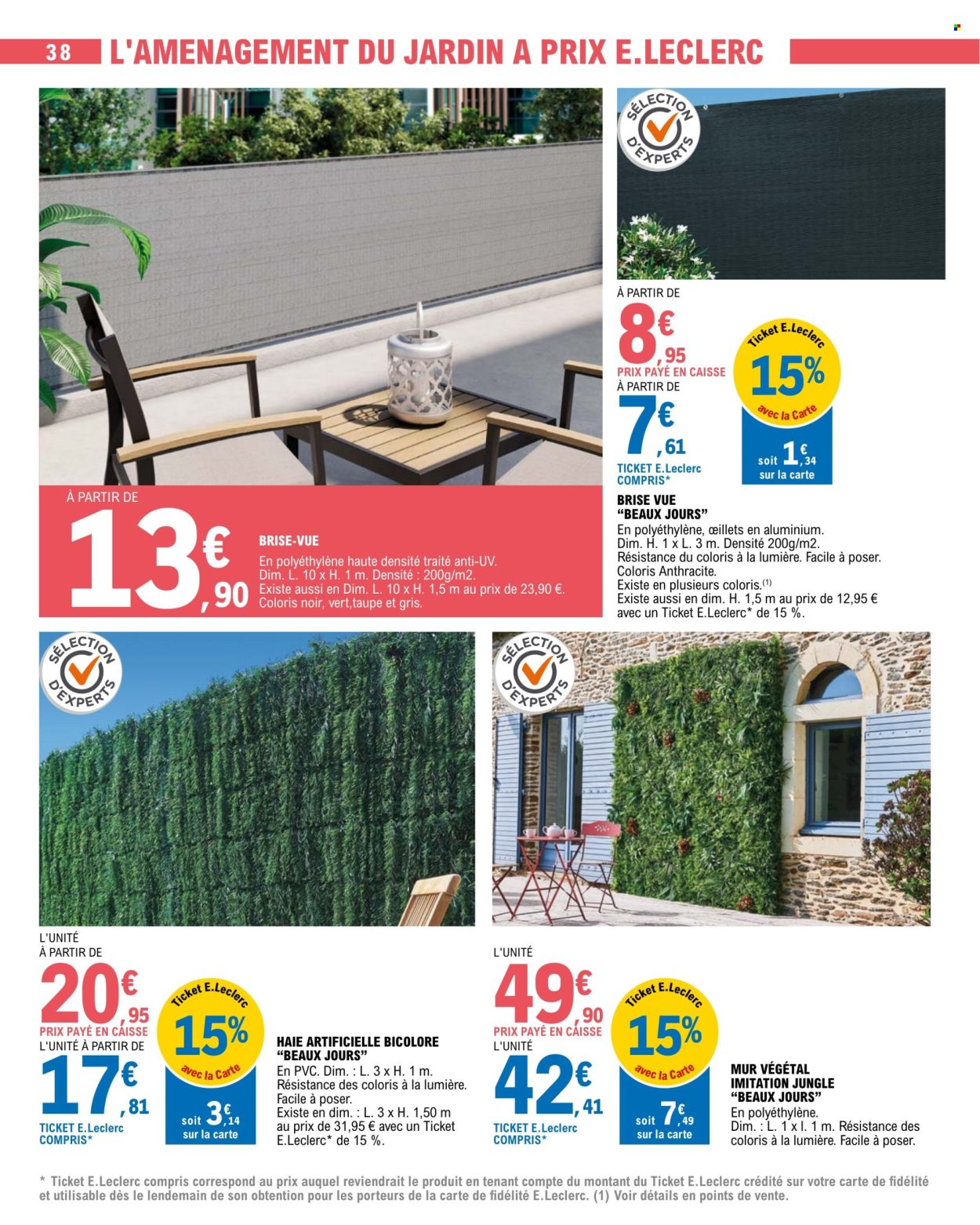 Catalogue E.Leclerc - 27/02/2024 - 26/08/2024. Page 38