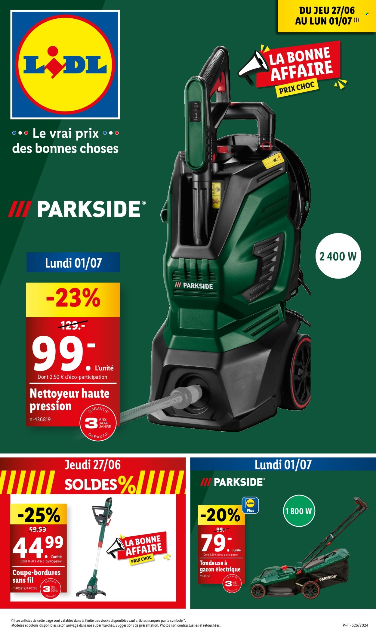 Catalogue Lidl - 27/06/2024 - 01/07/2024. Page 1