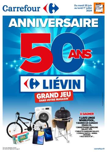 Catalogue Carrefour Hypermarchés - 25/06/2024 - 01/07/2024.