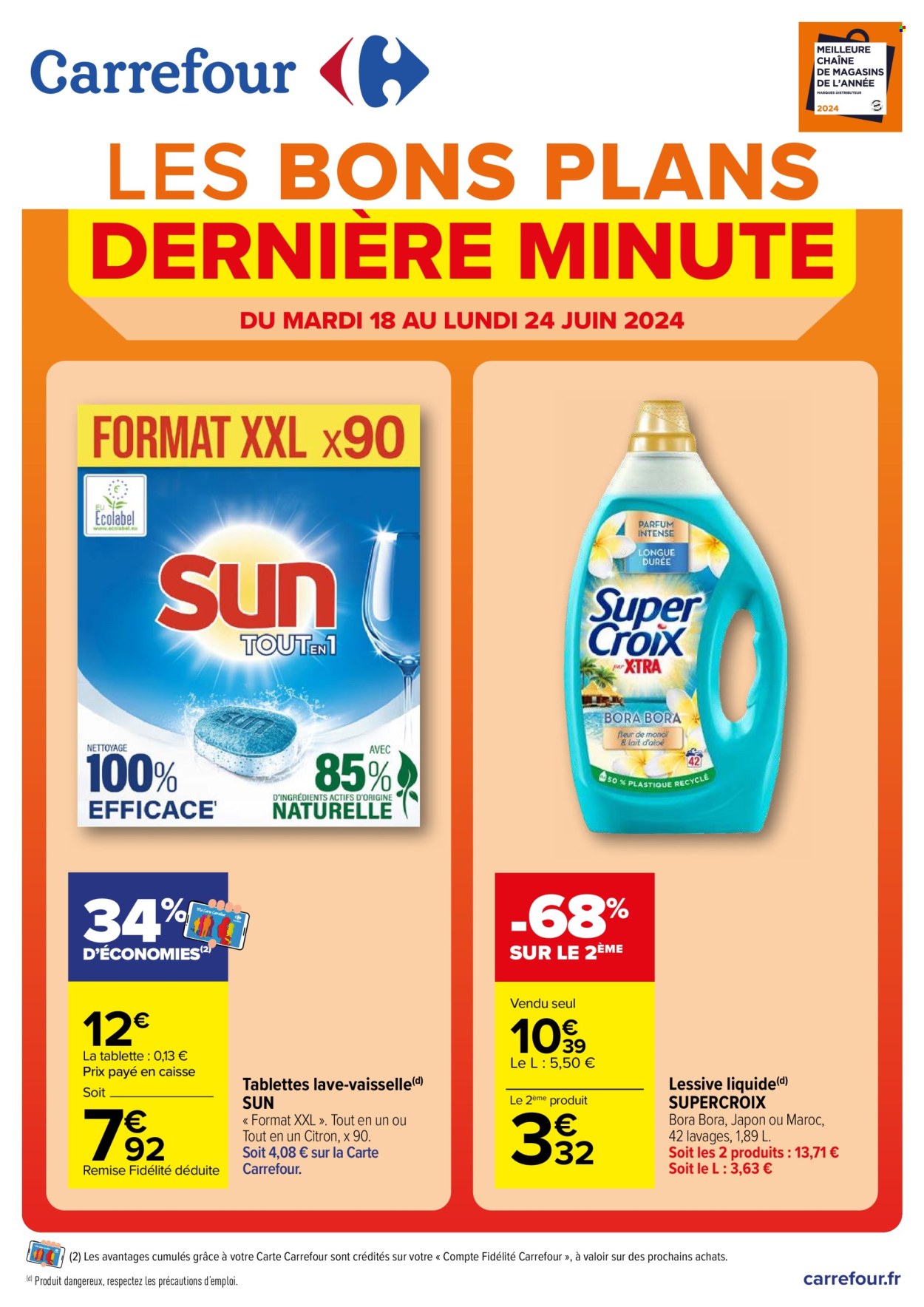 Catalogue Carrefour Hypermarchés - 18/06/2024 - 24/06/2024. Page 1
