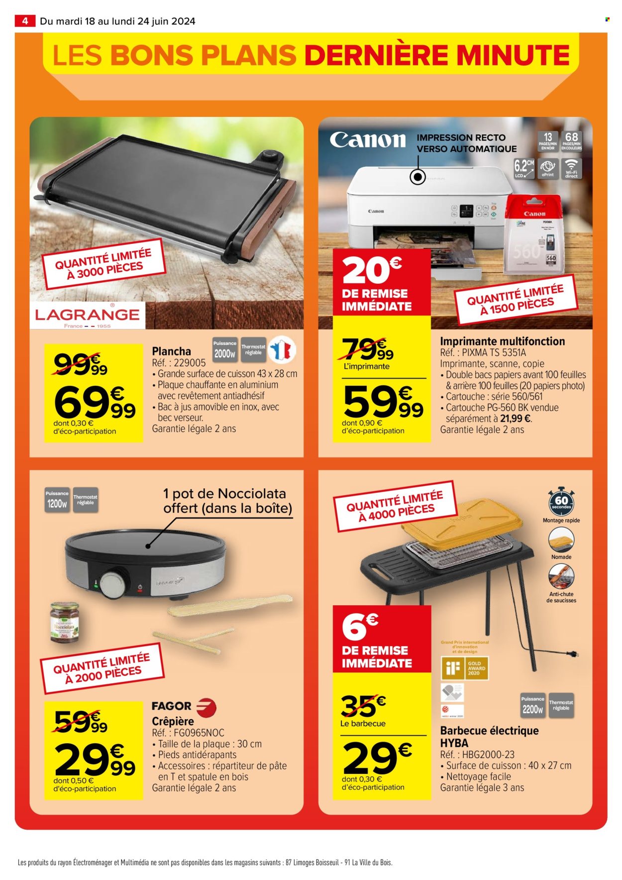 Catalogue Carrefour Hypermarchés - 18/06/2024 - 24/06/2024. Page 4