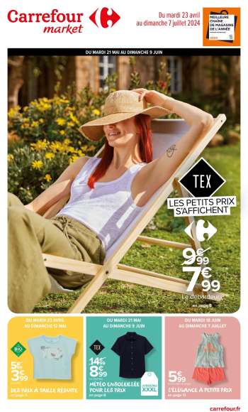Catalogue Carrefour Market - 23/04/2024 - 07/07/2024.