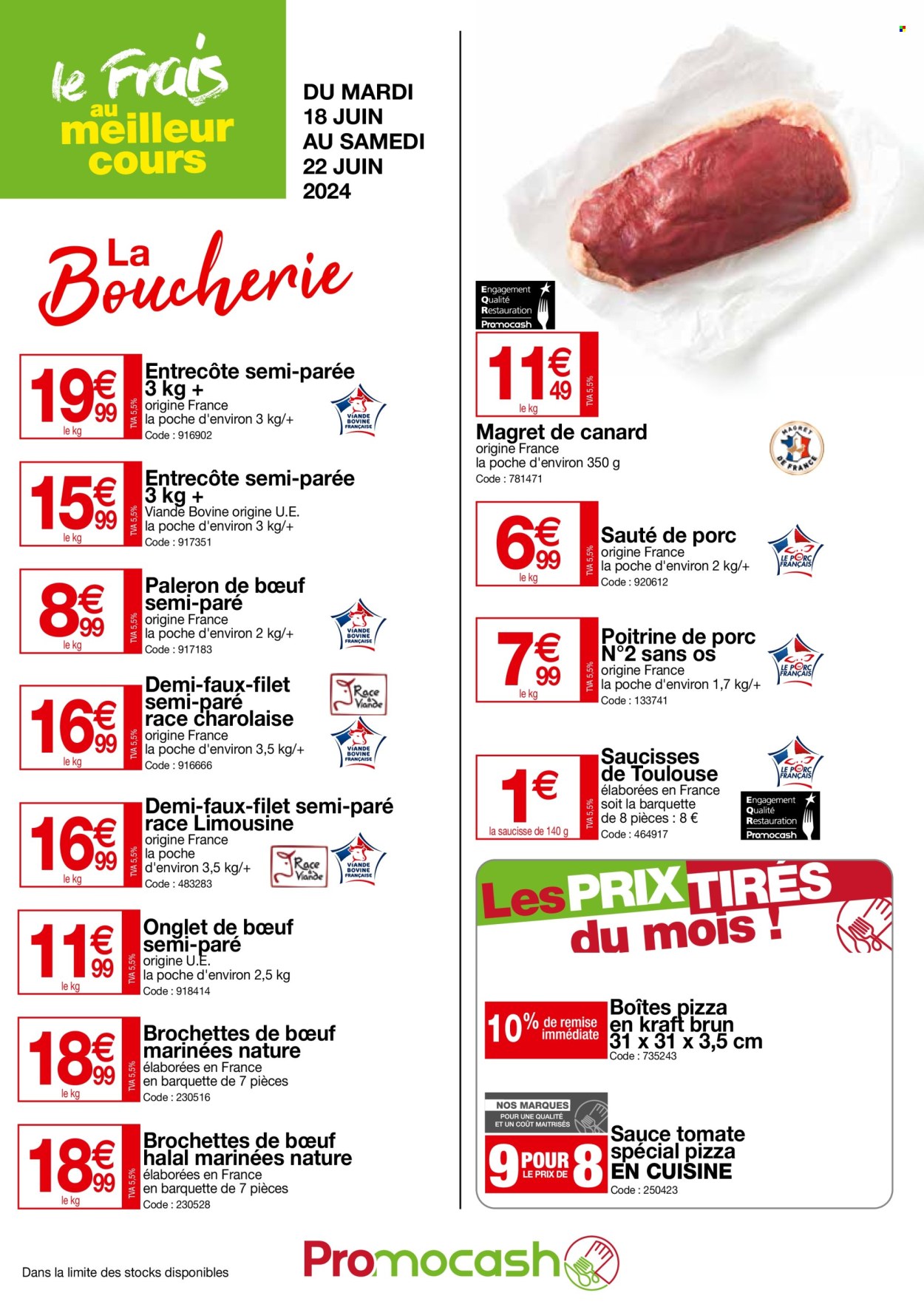 Catalogue Promocash - 18/06/2024 - 22/06/2024. Page 1