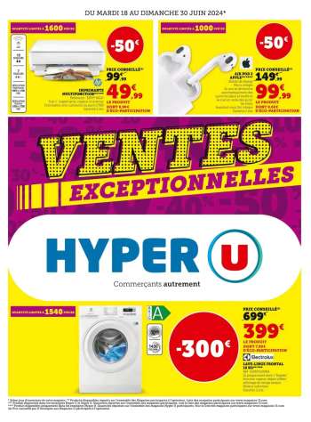Catalogue HYPER U - 18/06/2024 - 30/06/2024.