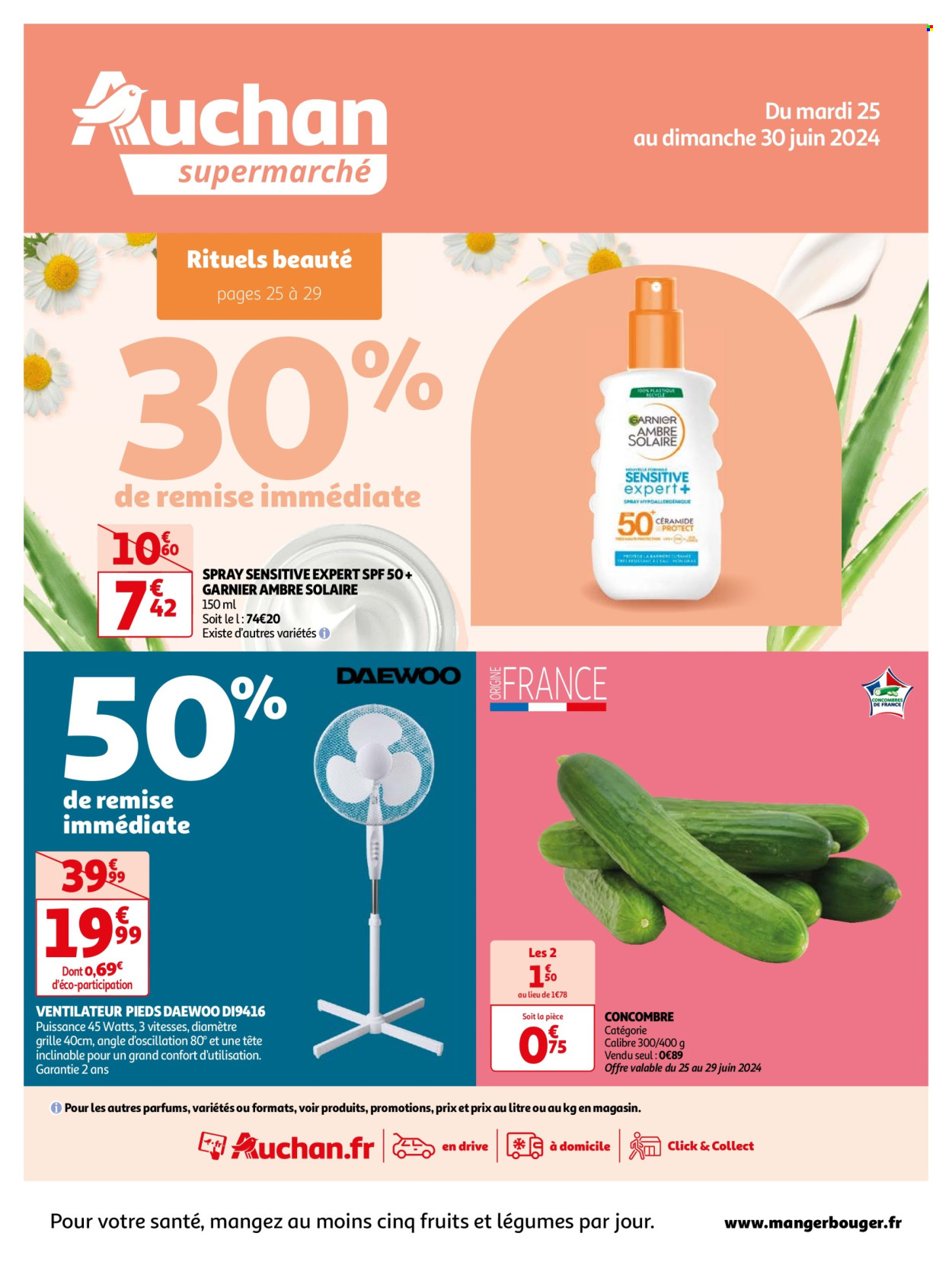 Catalogue Auchan - 25/06/2024 - 30/06/2024. Page 1