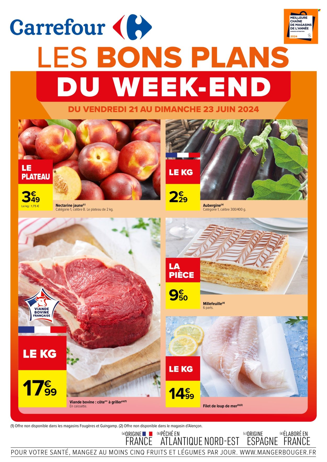 Catalogue Carrefour Hypermarchés - 21/06/2024 - 23/06/2024. Page 1