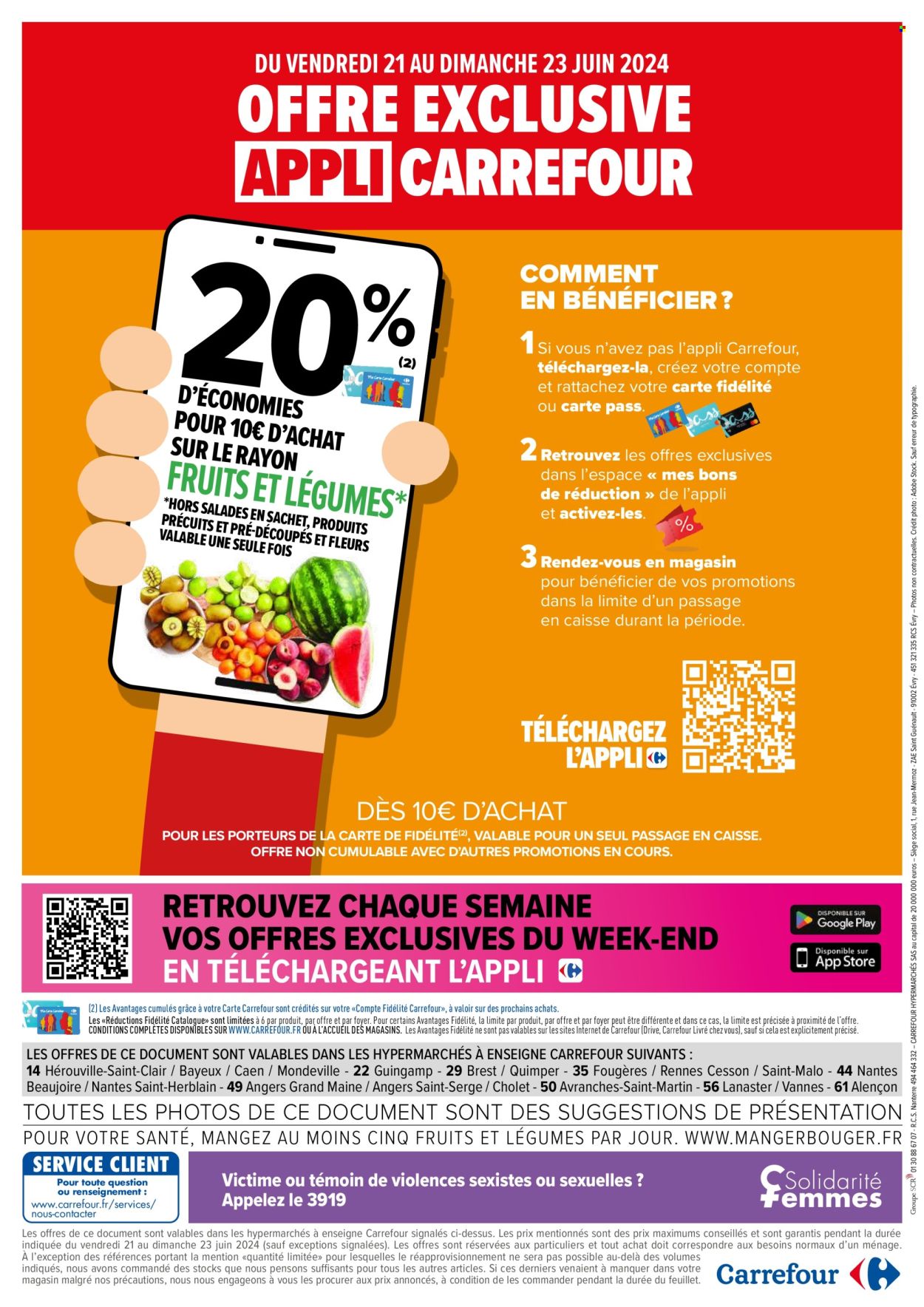 Catalogue Carrefour Hypermarchés - 21/06/2024 - 23/06/2024. Page 2