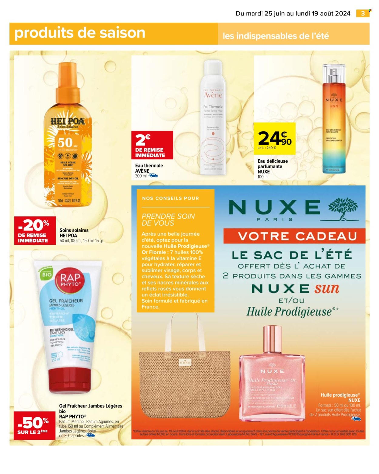 Catalogue Carrefour Hypermarchés - 25/06/2024 - 19/08/2024. Page 3