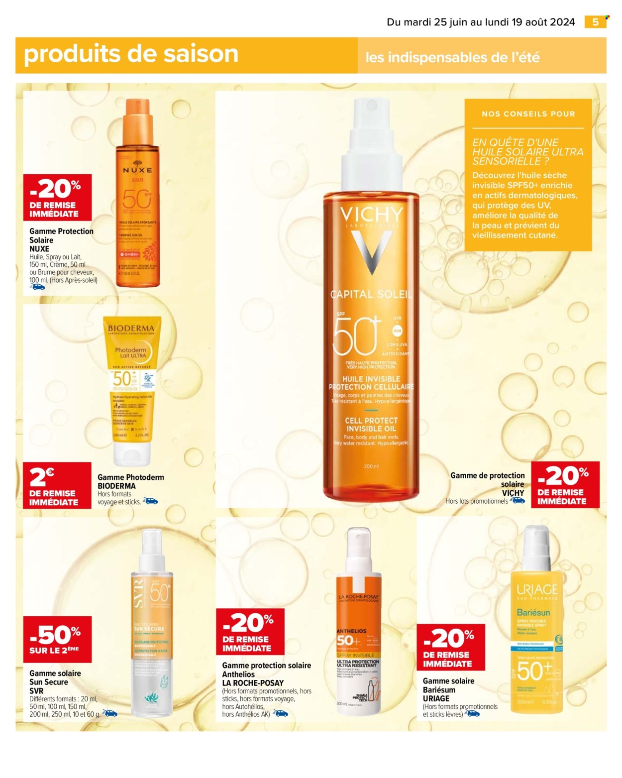 Catalogue Carrefour Hypermarchés - 25/06/2024 - 19/08/2024. Page 5