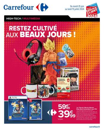 Catalogue Carrefour Hypermarchés - 25/06/2024 - 15/07/2024.