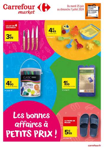 Catalogue Carrefour Market - 25/06/2024 - 07/07/2024.