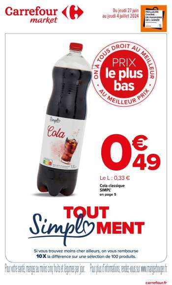 Catalogue Carrefour Market - 27/06/2024 - 04/07/2024.