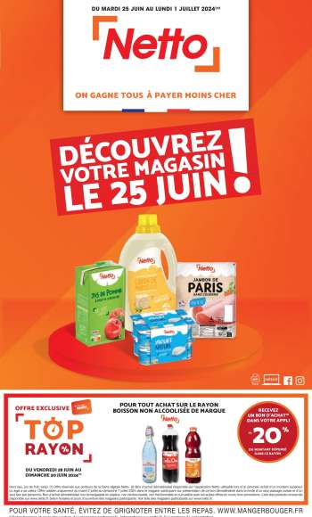 Catalogue Netto - 25/06/2024 - 01/07/2024.