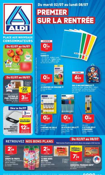 Catalogue ALDI - 02/07/2024 - 08/07/2024.