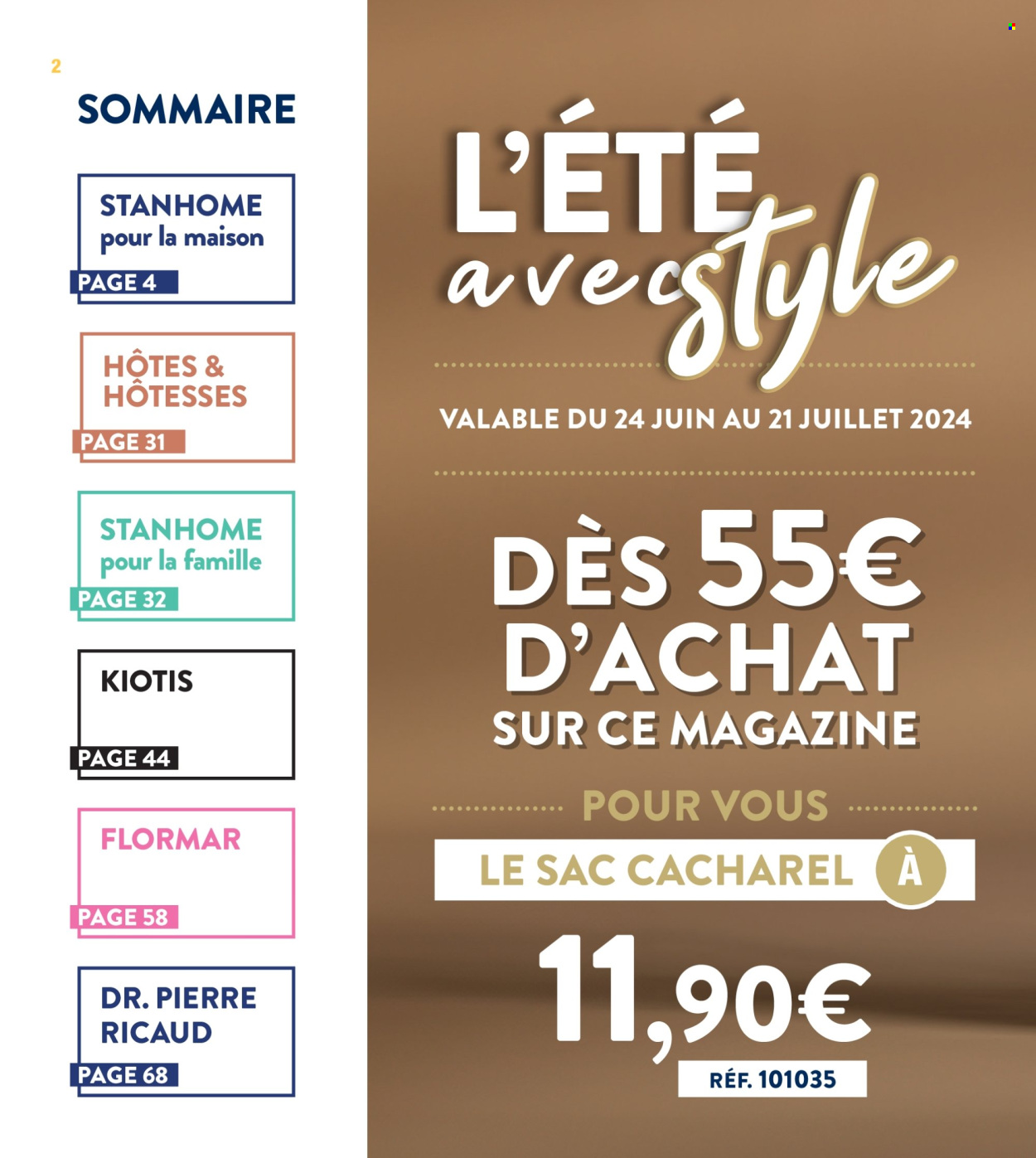 Catalogue Stanhome - 24/06/2024 - 21/07/2024. Page 2