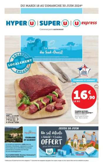 Catalogue Magasins U - 18/06/2024 - 30/06/2024.
