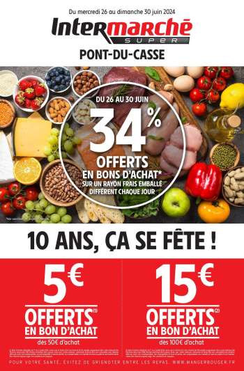 Catalogue Intermarché Super - 26/06/2024 - 30/06/2024.