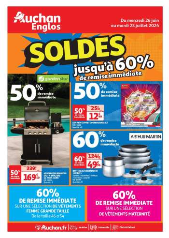 Catalogue Auchan - 26/06/2024 - 23/07/2024.