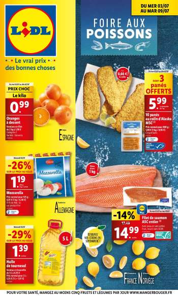 Catalogue Lidl - 03/07/2024 - 09/07/2024.