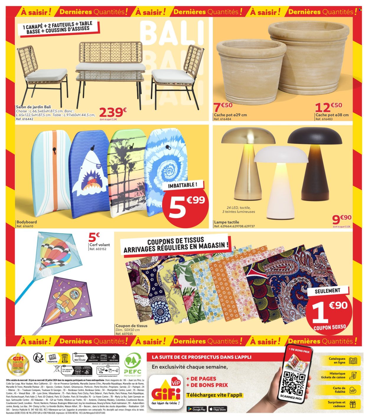 Catalogue GiFi - 26/06/2024 - 10/07/2024. Page 20
