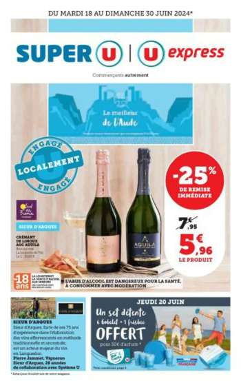 Catalogue Magasins U - 18/06/2024 - 30/06/2024.