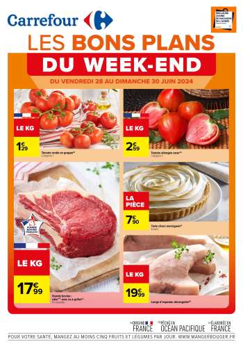 Catalogue Carrefour Hypermarchés - 28/06/2024 - 30/06/2024.