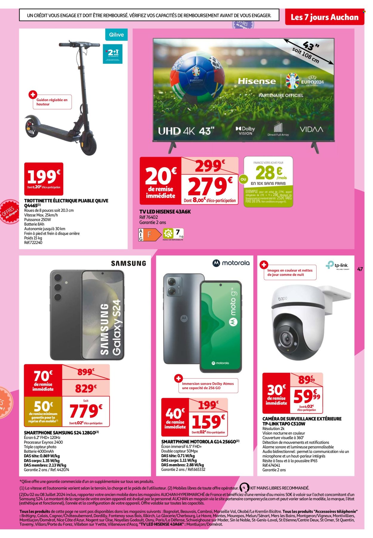 Catalogue Auchan - 02/07/2024 - 08/07/2024. Page 47