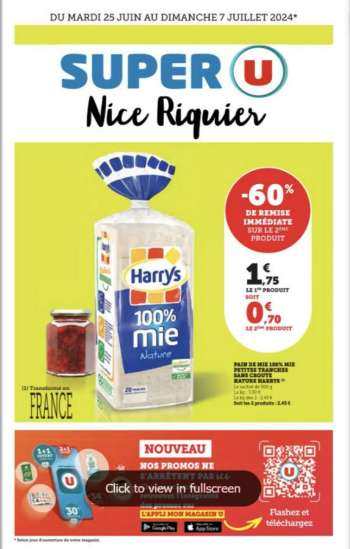 Catalogue SUPER U - 25/06/2024 - 07/07/2024.