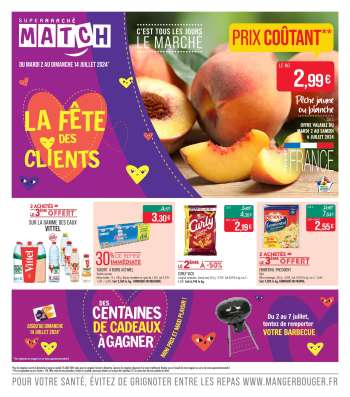 Catalogue Supermarché Match - 02/07/2024 - 14/07/2024.