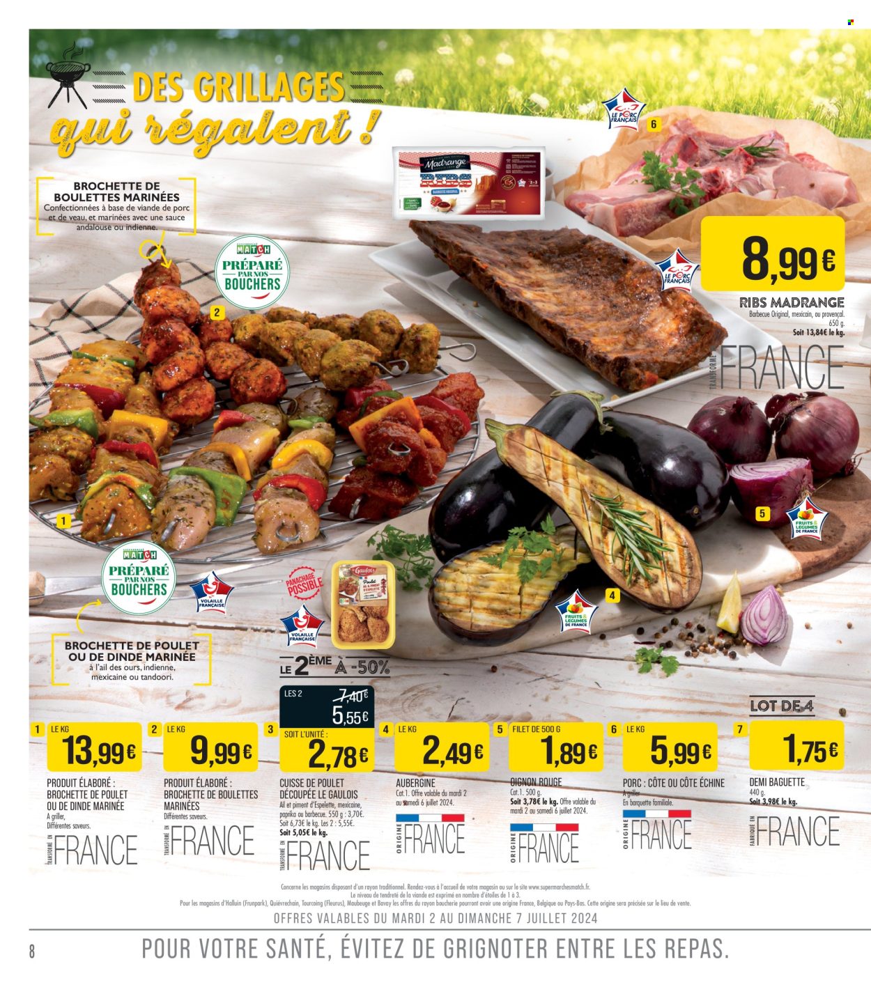 Catalogue Supermarché Match - 02/07/2024 - 14/07/2024. Page 8