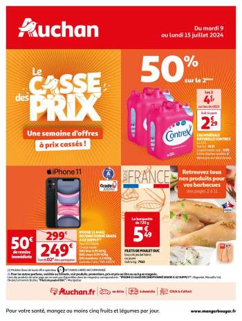 Catalogue Auchan - 09/07/2024 - 15/07/2024.