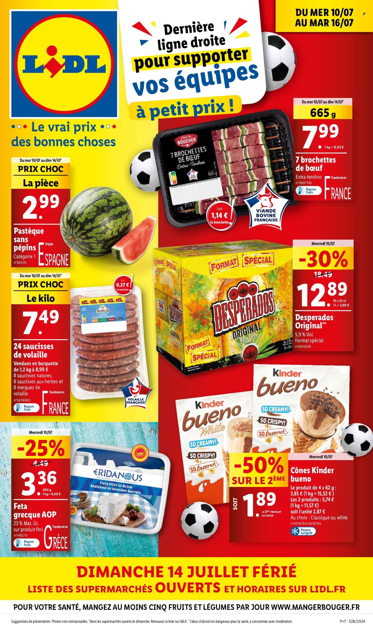 Catalogue Lidl - 10/07/2024 - 16/07/2024. Page 1