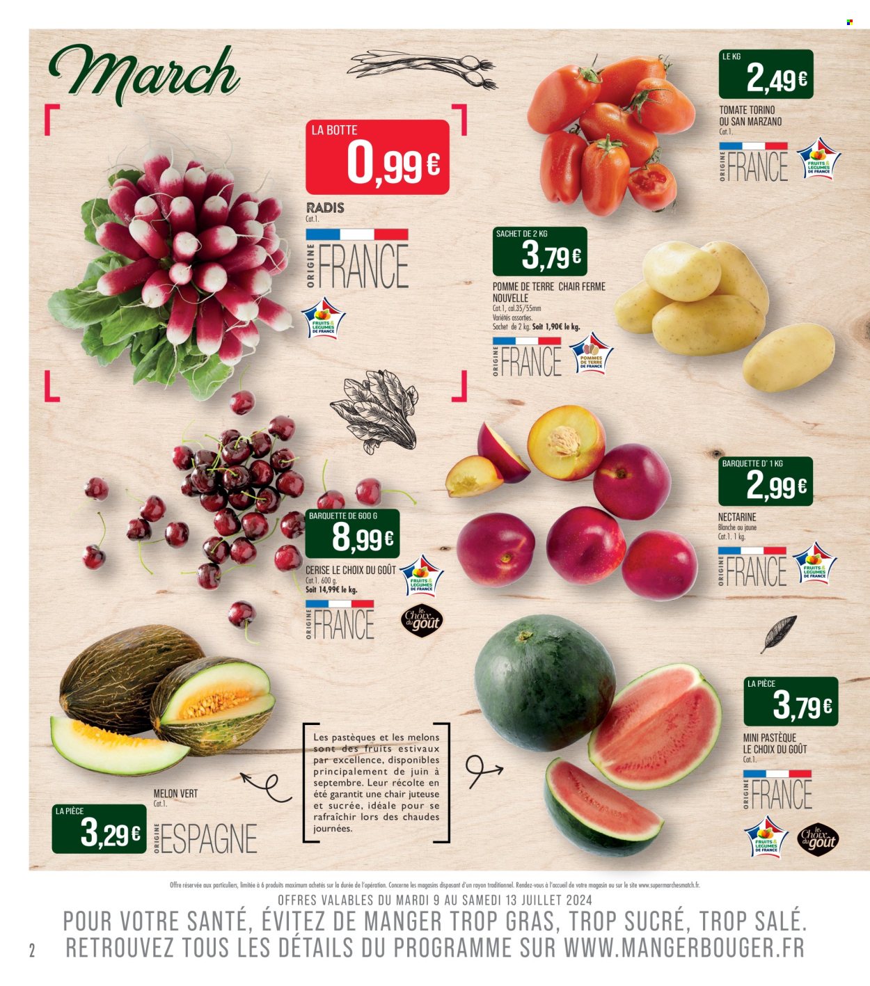 Catalogue Supermarché Match - 09/07/2024 - 21/07/2024. Page 2
