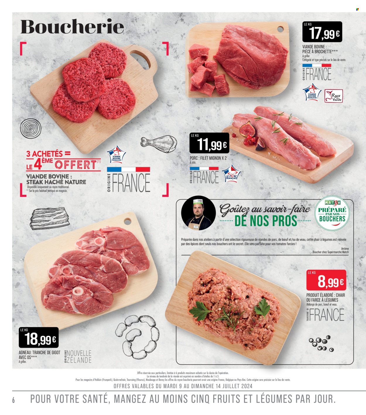 Catalogue Supermarché Match - 09/07/2024 - 21/07/2024. Page 6