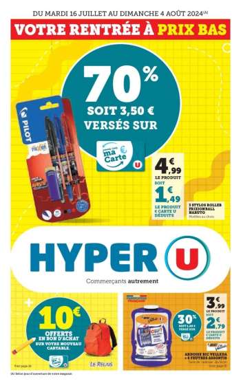Catalogue HYPER U - 16/07/2024 - 04/08/2024.