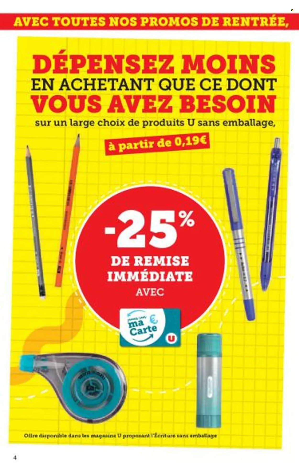 Catalogue SUPER U - 16/07/2024 - 04/08/2024. Page 4
