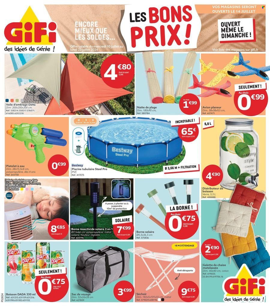 Catalogue GiFi - 10/07/2024 - 22/07/2024. Page 1