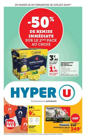 Catalogue HYPER U - 16/07/2024 - 28/07/2024.