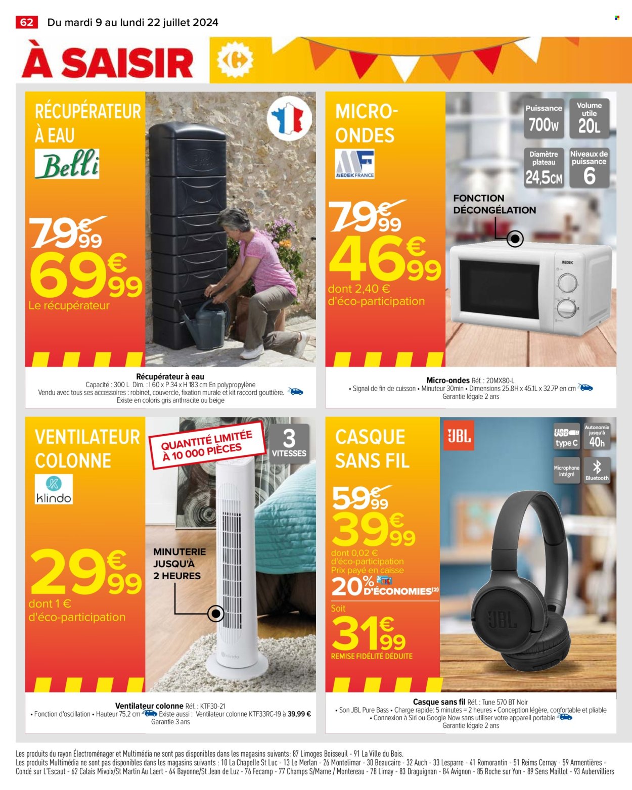 Catalogue Carrefour Hypermarchés - 09/07/2024 - 22/07/2024. Page 64