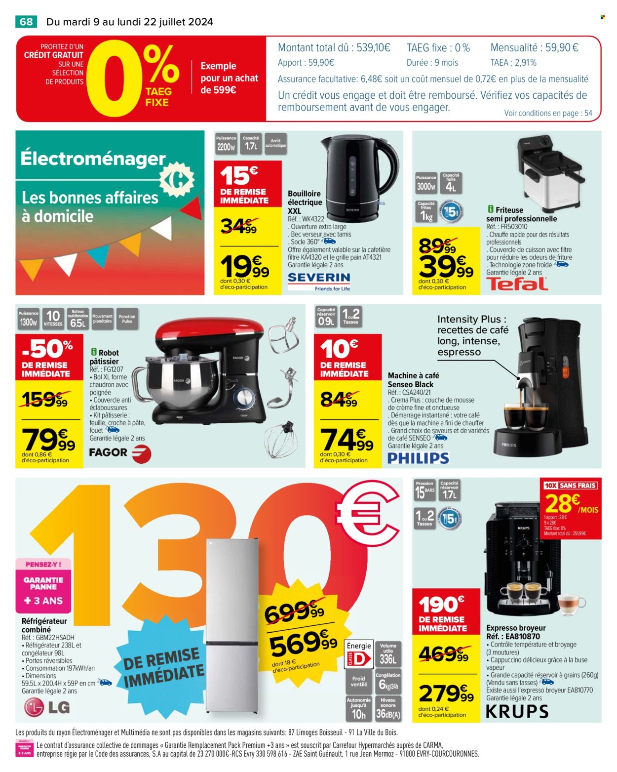 Catalogue Carrefour Hypermarchés - 09/07/2024 - 22/07/2024. Page 70