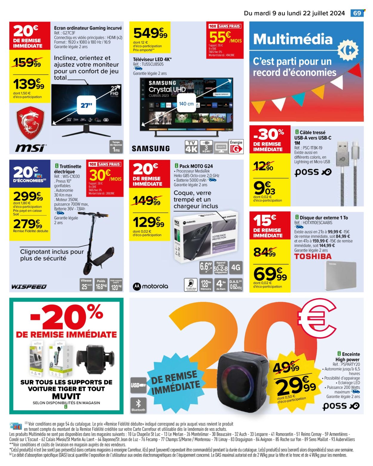Catalogue Carrefour Hypermarchés - 09/07/2024 - 22/07/2024. Page 71