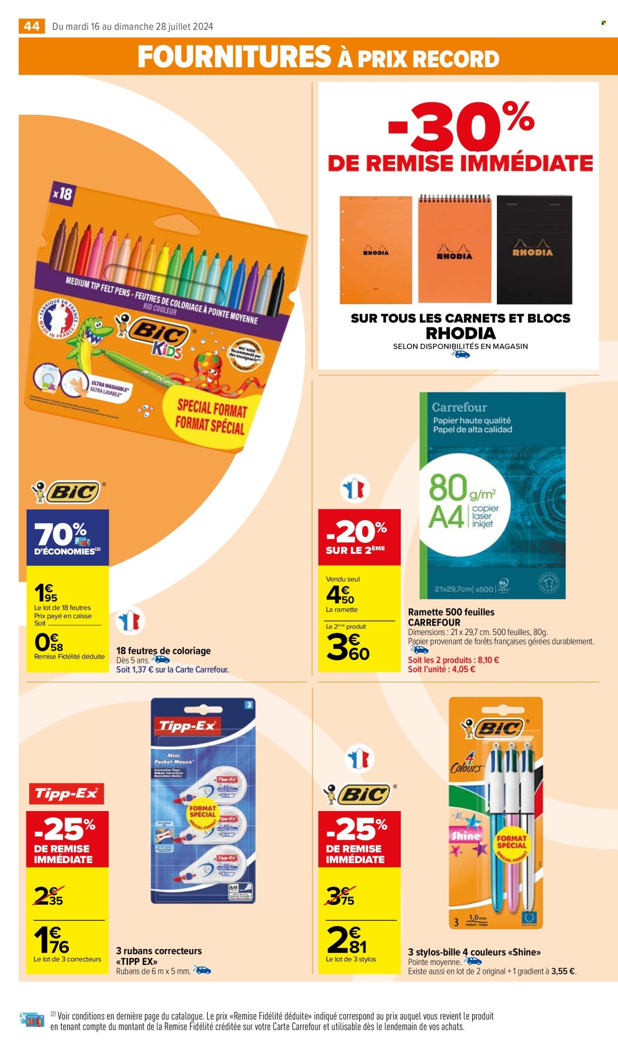 Catalogue Carrefour Market - 16/07/2024 - 28/07/2024. Page 48