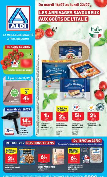 Catalogue ALDI - 16/07/2024 - 22/07/2024.