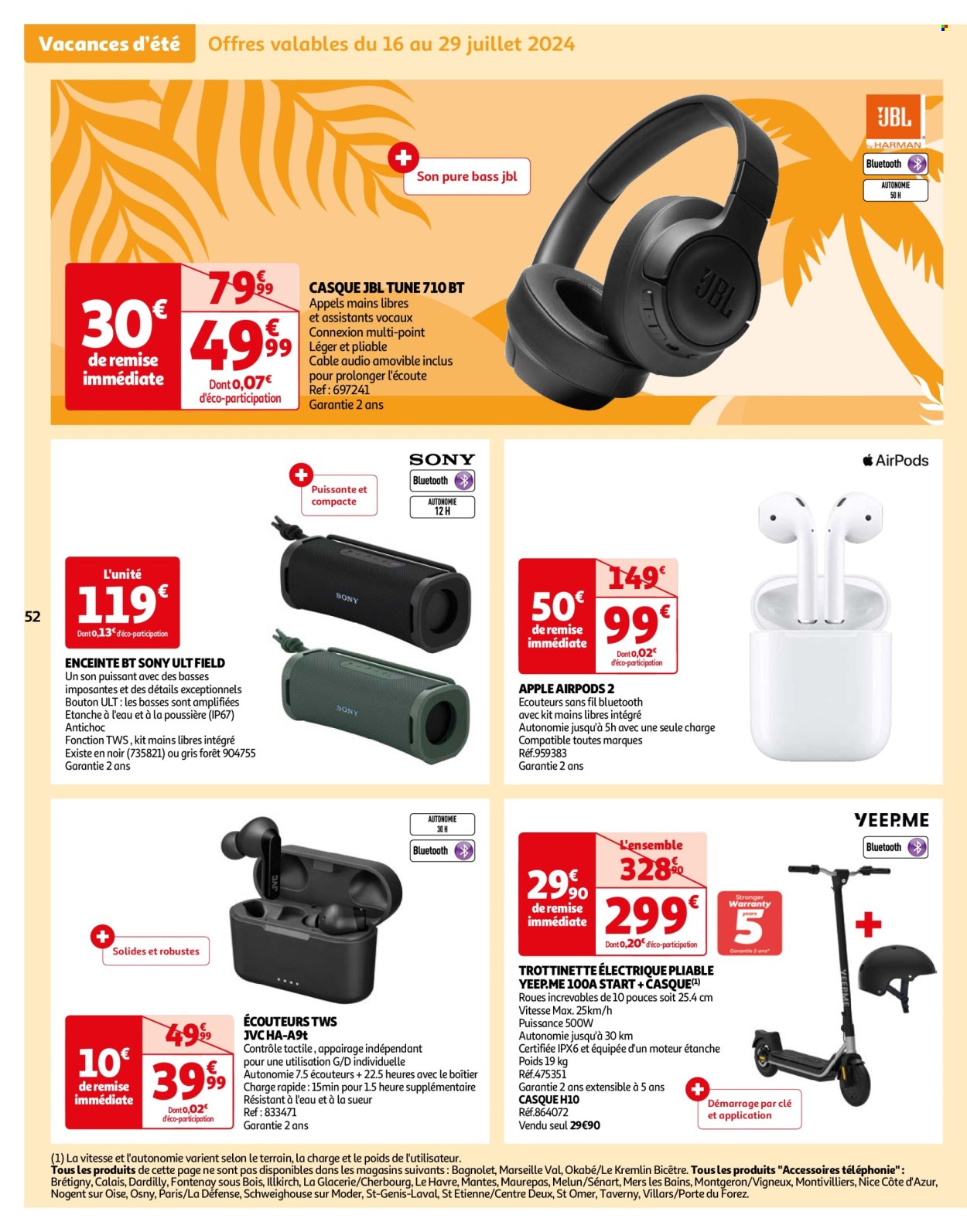 Catalogue Auchan - 16/07/2024 - 22/07/2024. Page 52